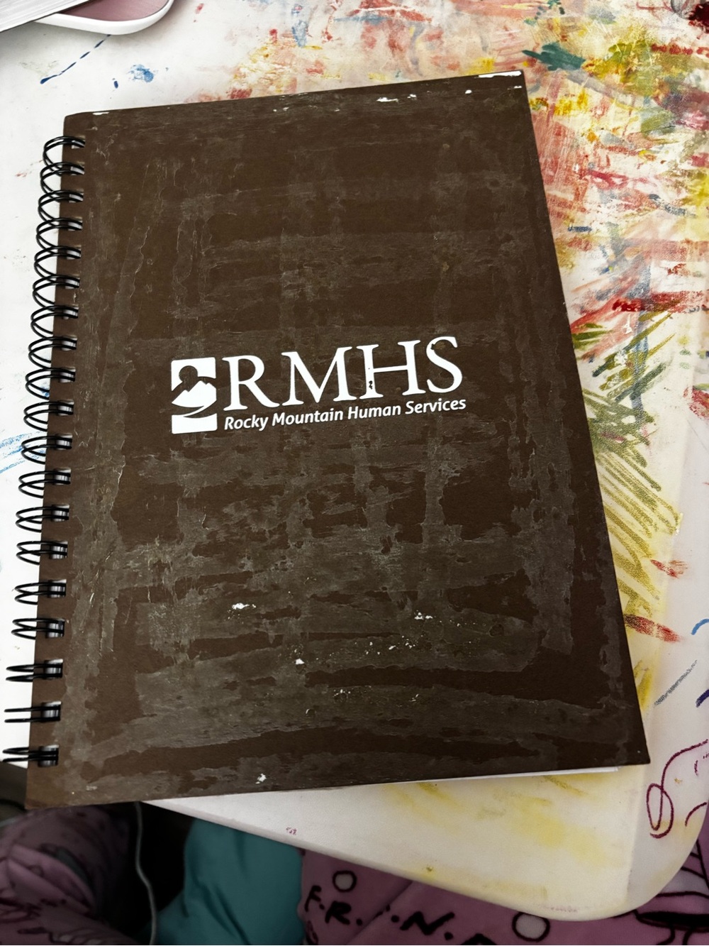 Brown Spiral Notebook